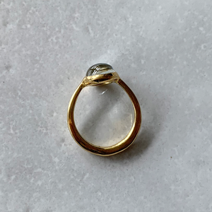 Fountain Ring   Aquamarine K18