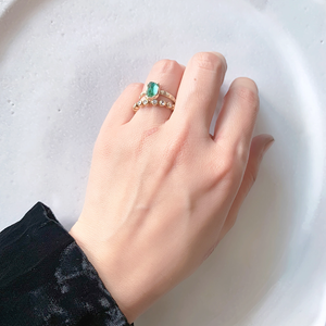 Green Tourmaline Ring -01