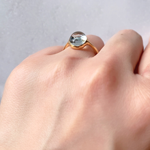 Fountain Ring   Aquamarine K18