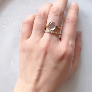Fountain Ring   Aquamarine K18